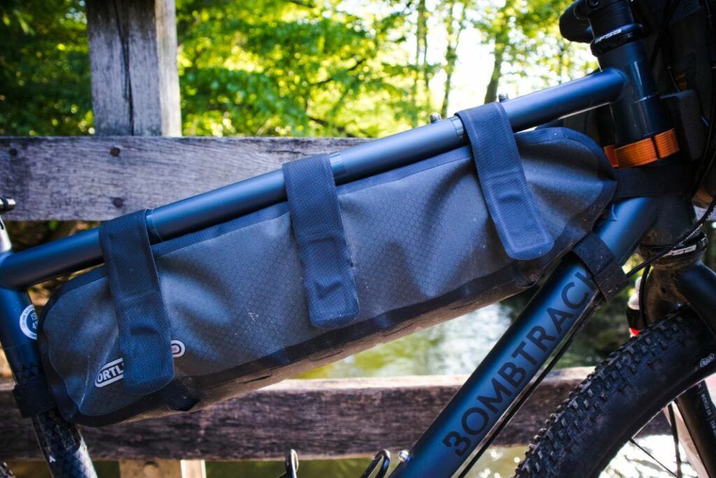 Ortlieb frame-pack toptube rahmentasche rückseite