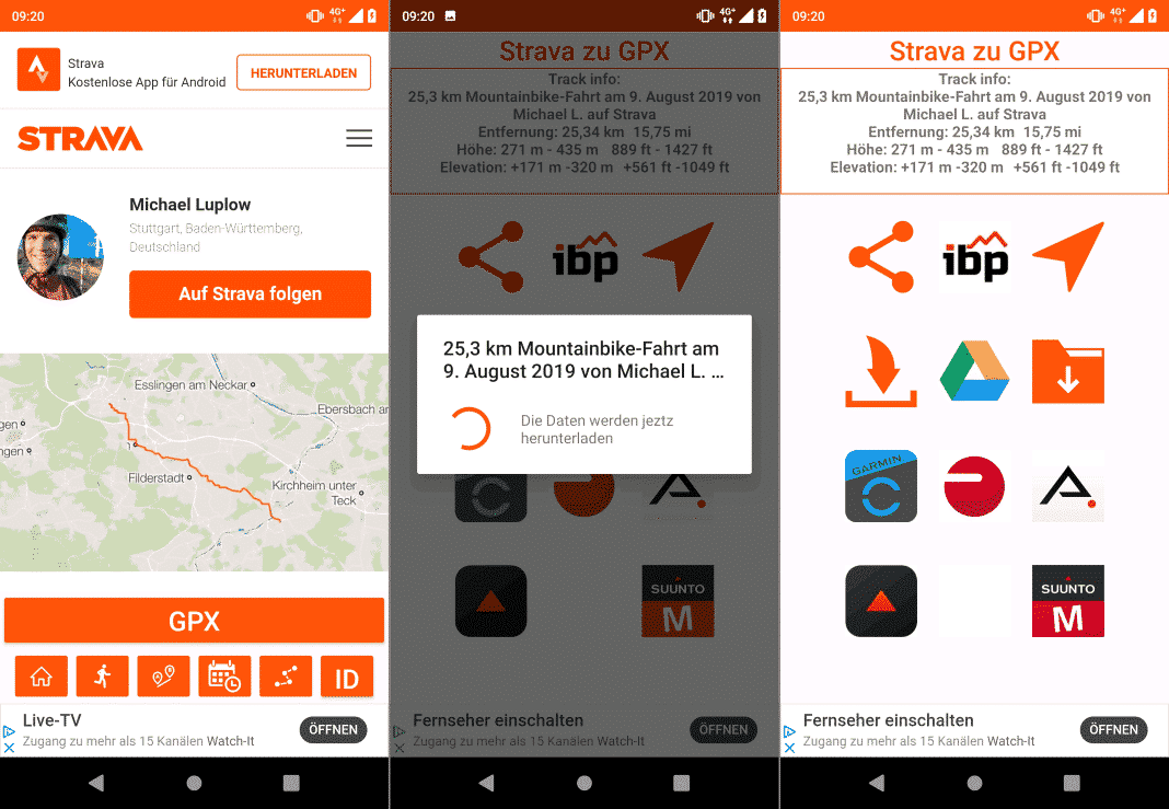 relive bike app