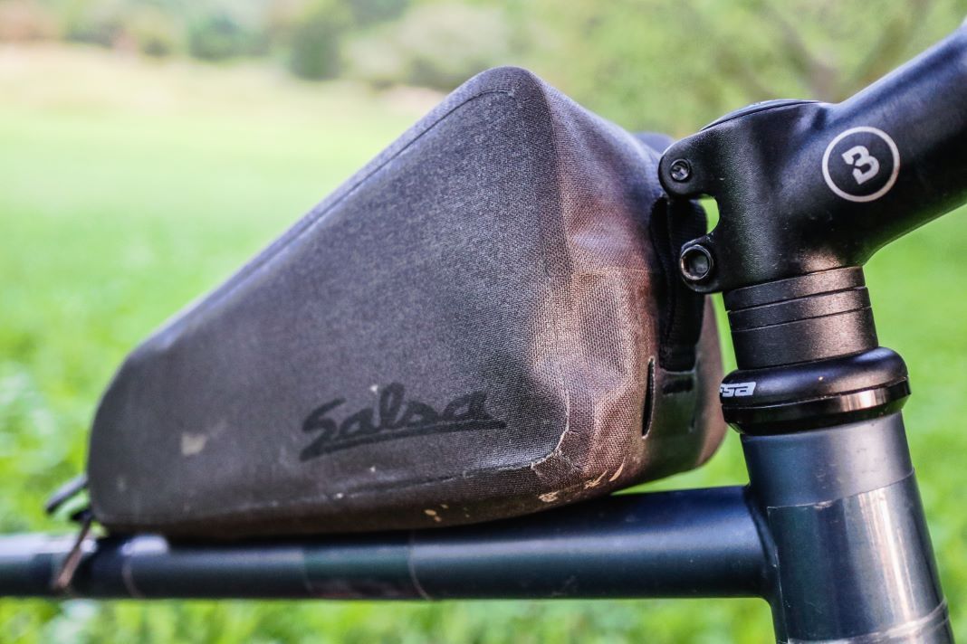 Sala EXP Toptube Bag Test All info about the bikepacking top tube bag