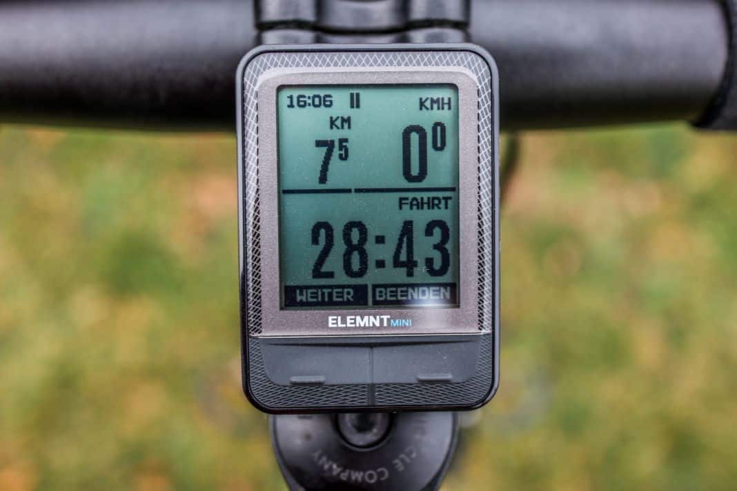 Wahoo ELEMNT Mini Test kompakter ohne GPS