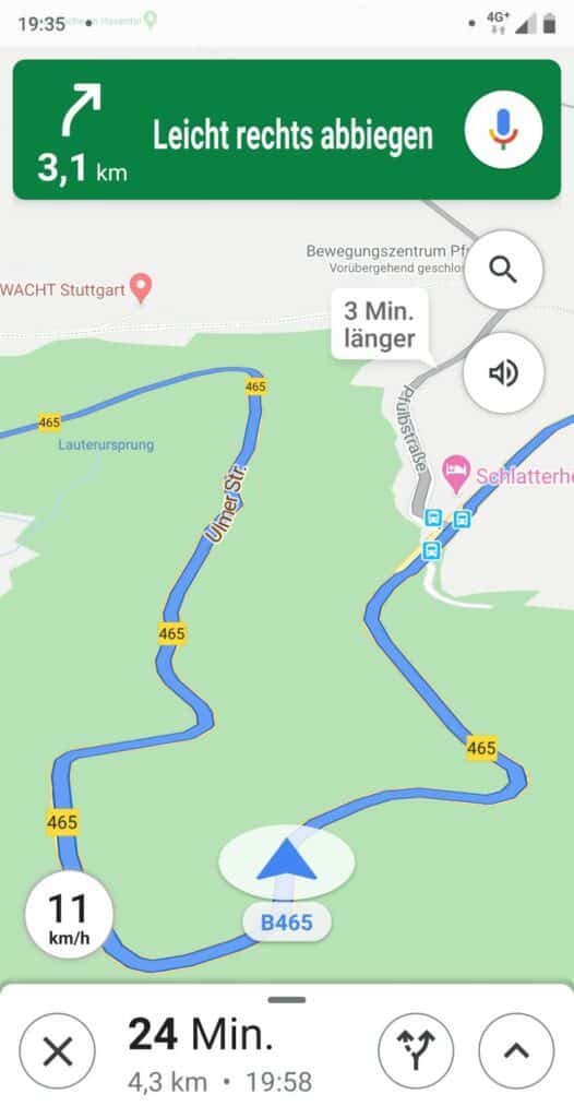 Google Maps Fahrrad Navigation