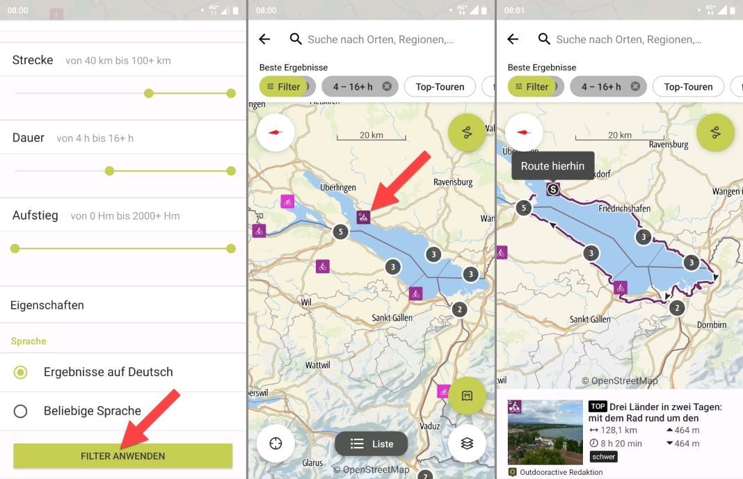 Outdooractive Tour Planner & App Test " TOP Outdoor App for [LESEN]