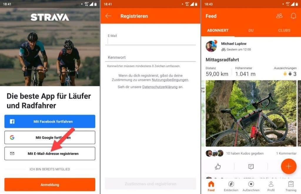 Strava App Test Login