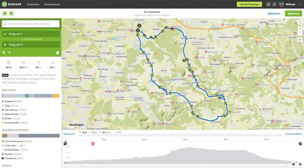 Fahrrad Routenplaner Mit Zwischenzielen - fahrradbic