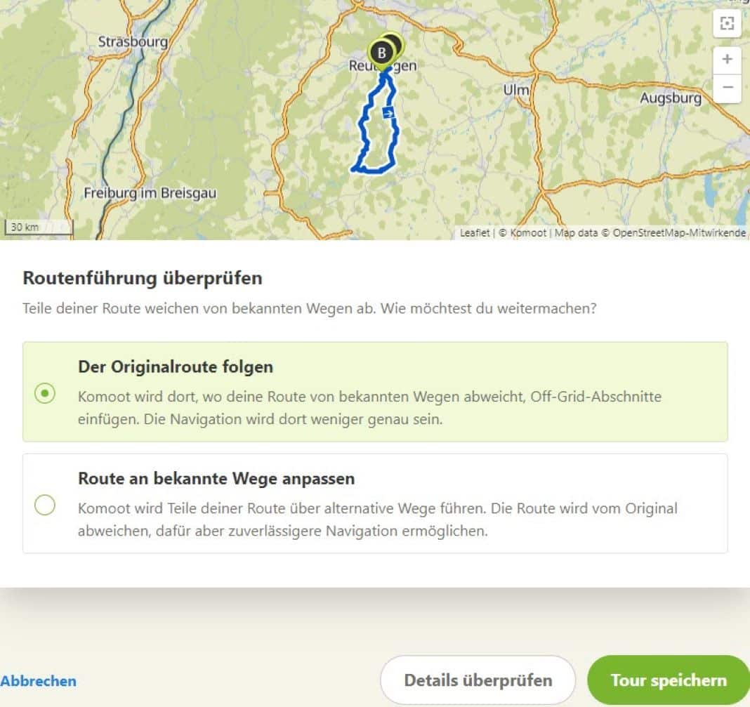 komoot Test Bike GPS Navigation " [KOMPLETTE ANLEITUNG]