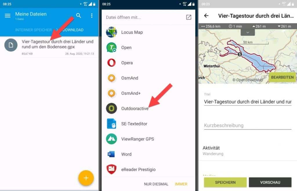 Outdooractive GPX Import Android 1024x661 