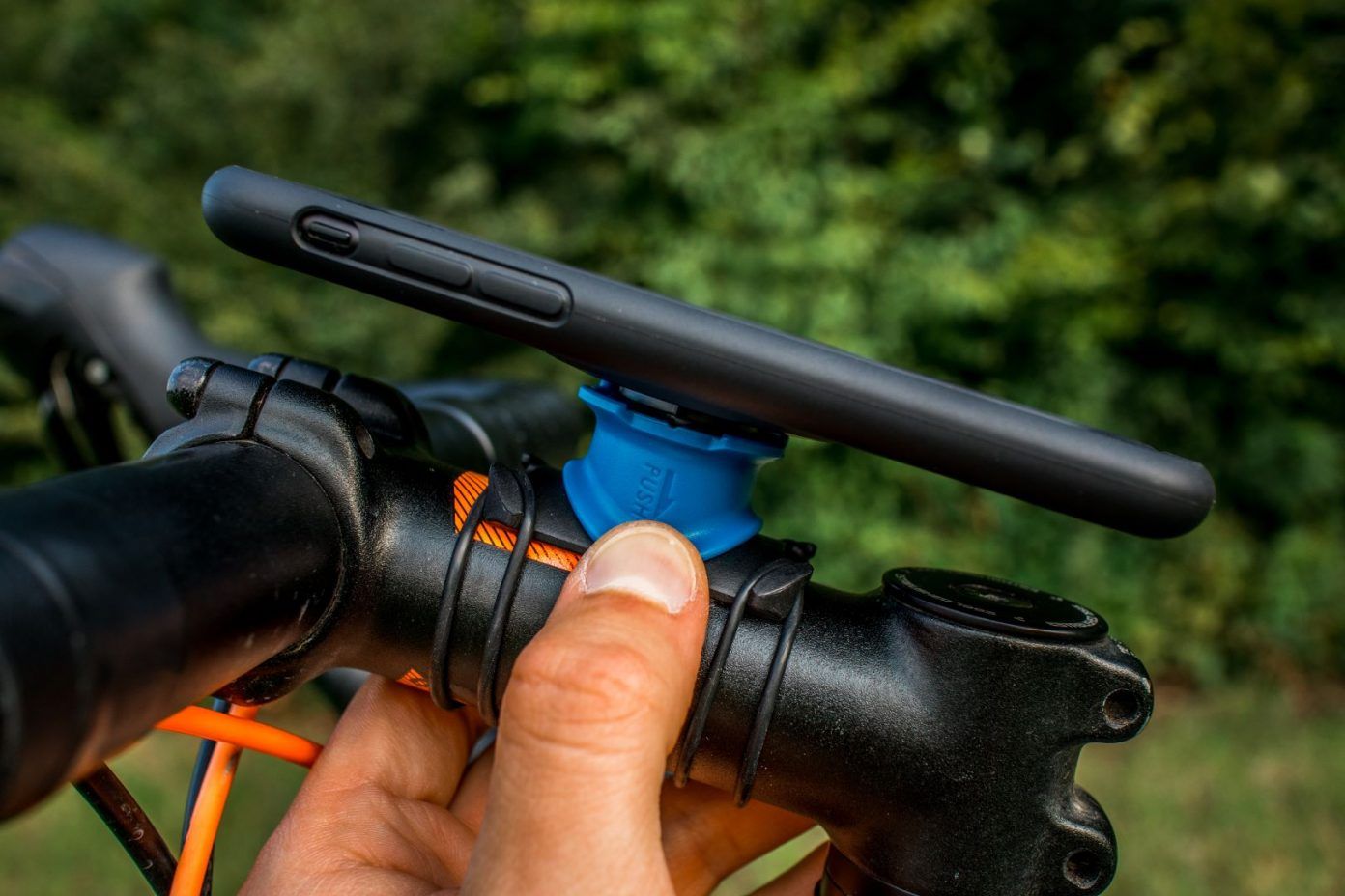 Quad Lock Bike Kit Test Out Front Mount Test! Holds stable on the bike