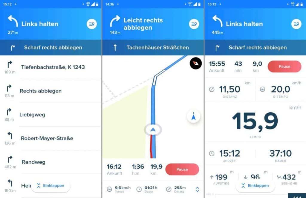 Beste Fahrrad Navigation App Android