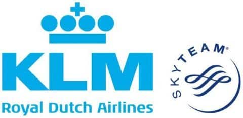 KLM Royal Dutch Airlines Logo Fahrradtransport Flugzeug