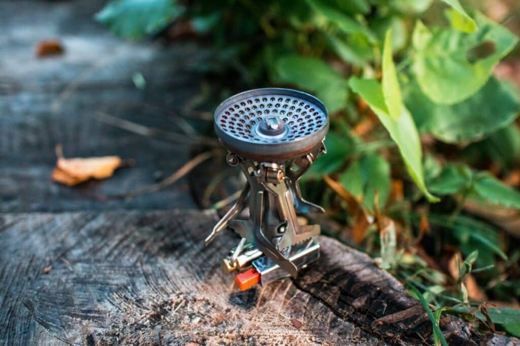 Soto Amicus Test Gas Stove Hiking Pot Rest Folded Down