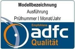 Fahrradschloss Test ADFC Logo Sicherheitsstufe