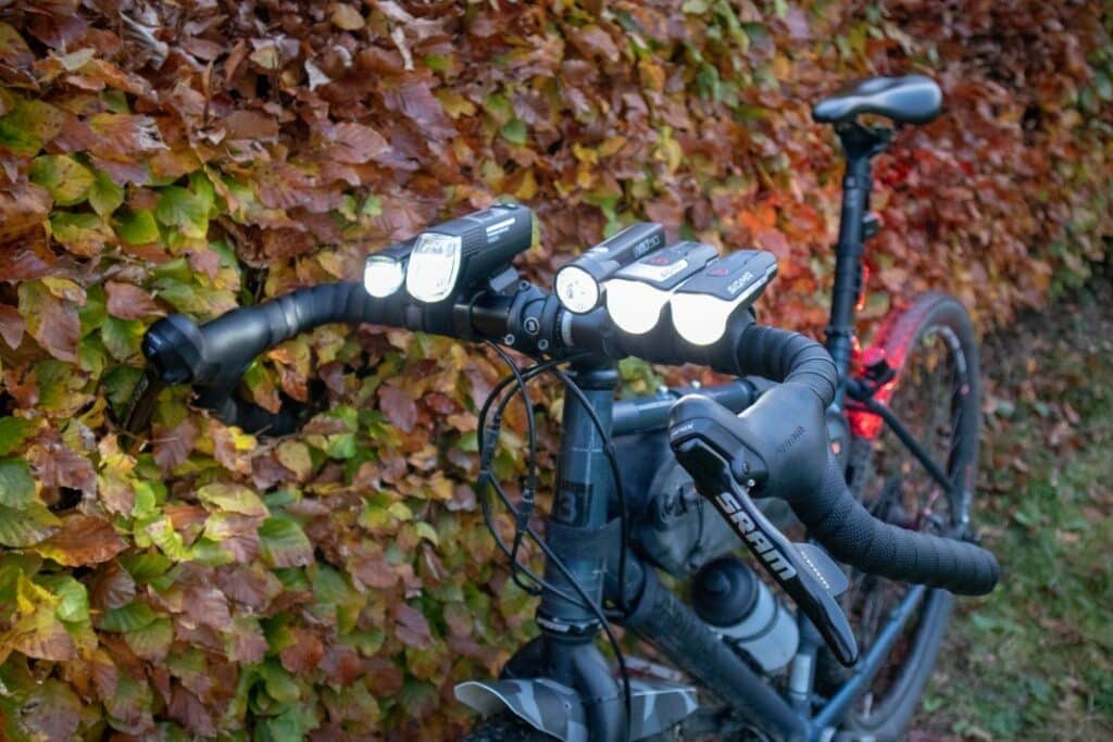 LED Fahrradlampen am Fahrradlenker