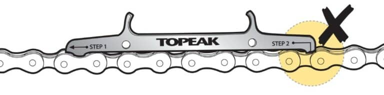 Kettenlehre Für Fahrrad - Kettenverschleißmessgerät Aus Edelstahl (Silber)