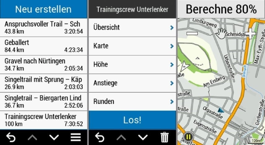 garmin edge 1030 plus strecke berechnen