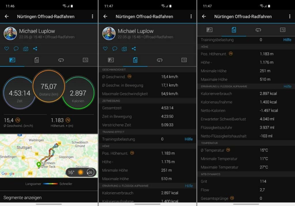 garmin edge 1030 plus test garmin connect mobile app 1