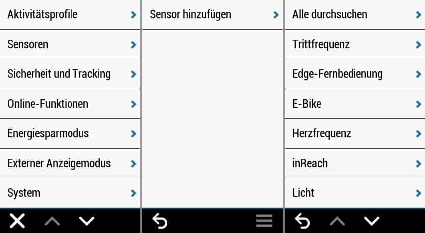 garmin edge 1030 plus test sensoren