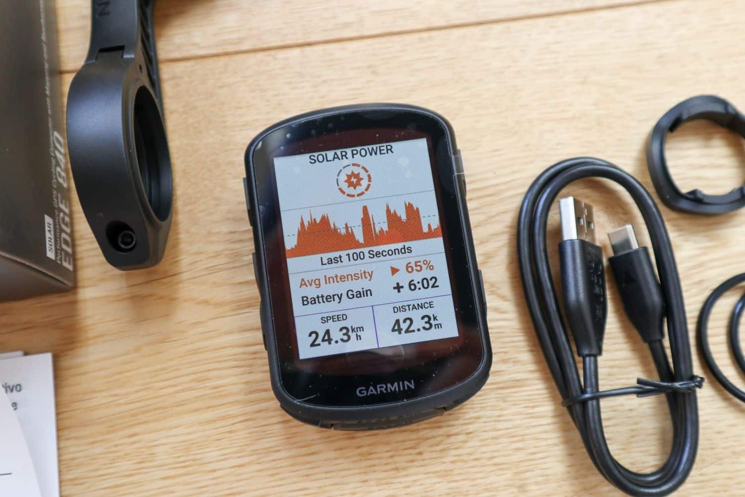 Garmin Edge 840 Test » MIT und OHNE Solar!