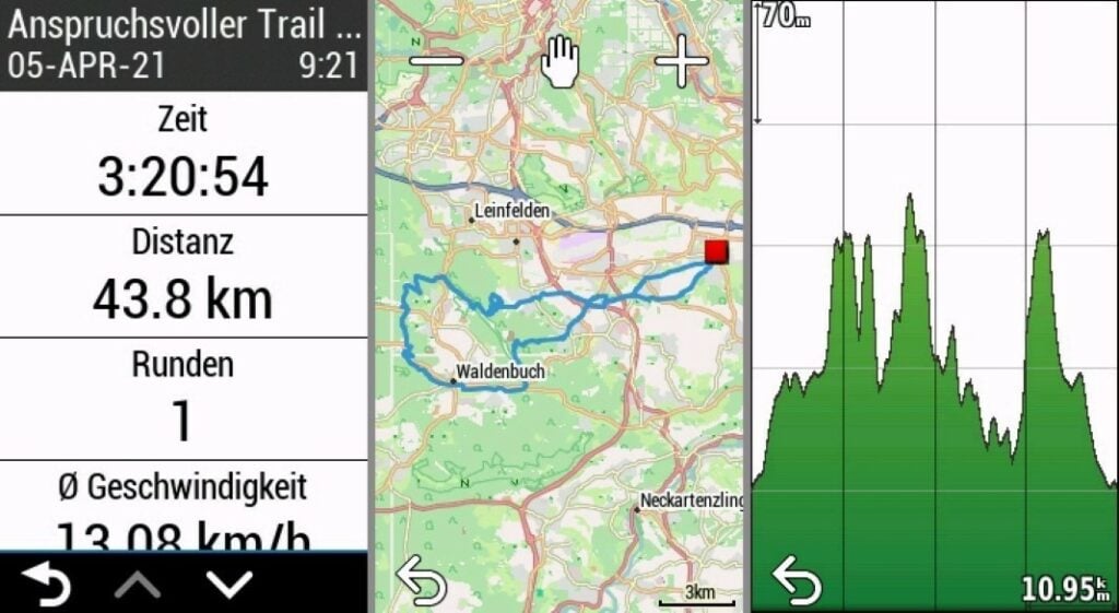 garmin komoot offline verfuegbare route starten