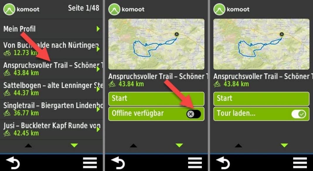 komoot auf Garmin » komoot Connect mit Garmin Connect IQ App