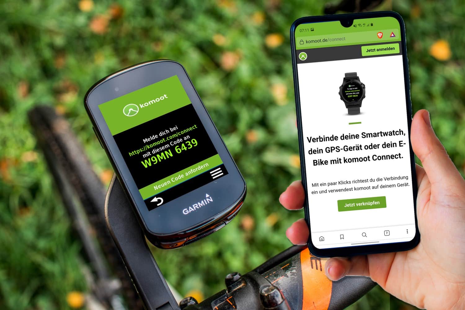 komoot auf Garmin » komoot Connect mit Garmin Connect IQ App