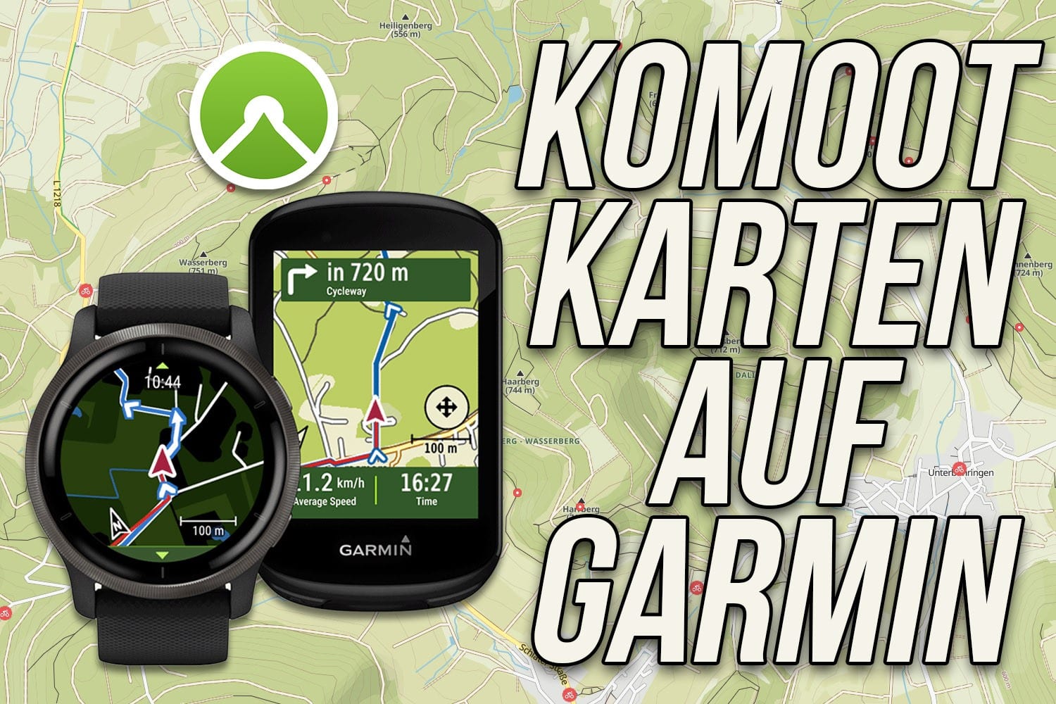 komoot karten garmin