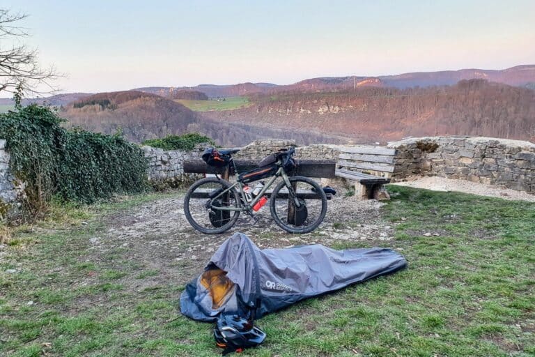 outdoor research helium bivy test